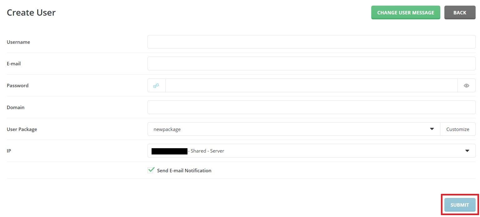 create user